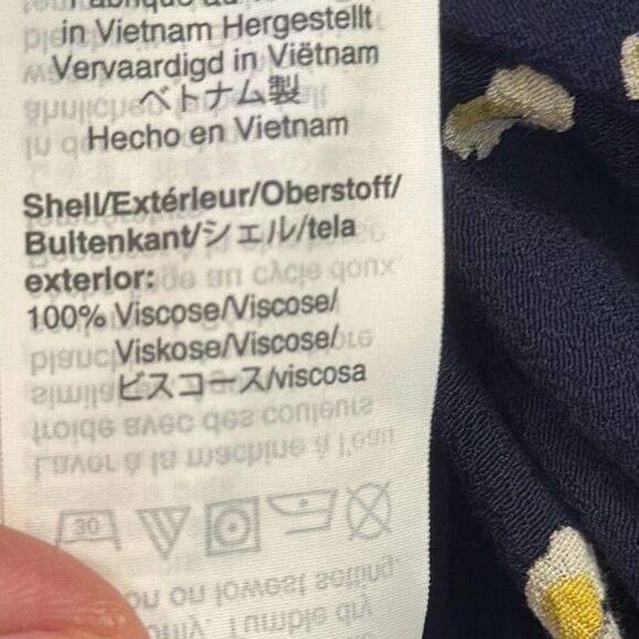 MADEWELL Button-Back Easy Dress in Daisy Dots Style AB331 - Picture 7 of 8